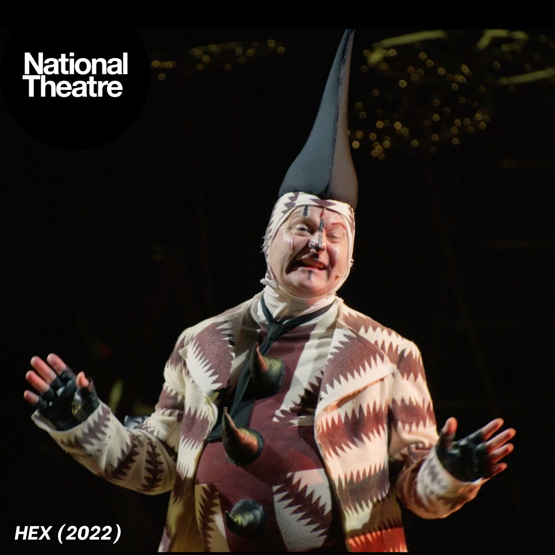 Mark Oxtoby as Bruiser in HEX - Olivier Stage, National Theatre (2022-2023). Photo Credit: National Theatre Mark Oxtoby as Bruiser in HEX - Olivier Stage, National Theatre (2022-2023). Photo Credit: National Theatre